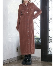 jouetie | スタッズデニムワンピース(ワンピース)