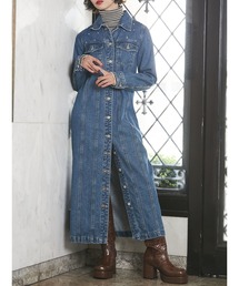 jouetie | スタッズデニムワンピース(ワンピース)