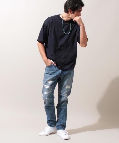 BEAUTY&YOUTH UNITED ARROWS(ビューティーアンドユースユナイテッドアローズ)の「BY ∴ クラフト セルビッチ デニムパンツ◆(デニムパンツ・メンズ・コバルトブルー・30inch/34inch/28inch/32inch)」の2枚目の写真