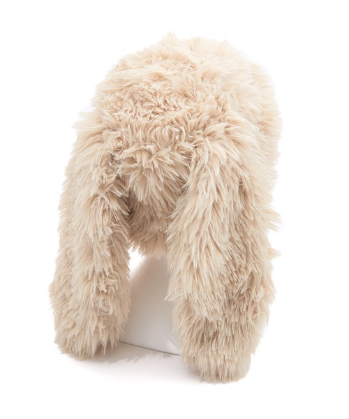 an meets zakka（アンミツザッカ）の「an meets zakka ファーうさ耳ロシアンハット（ニットキャップ/ビーニー・レディース・ブラック/アイボリー/ホワイト/ピンク・ONE SIZE/ONESIZE）」の21枚目の写真