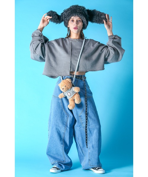 an meets zakka（アンミツザッカ）の「an meets zakka ファーうさ耳ロシアンハット（ニットキャップ/ビーニー・レディース・ブラック/アイボリー/ホワイト/ピンク・ONE SIZE/ONESIZE）」の17枚目の写真