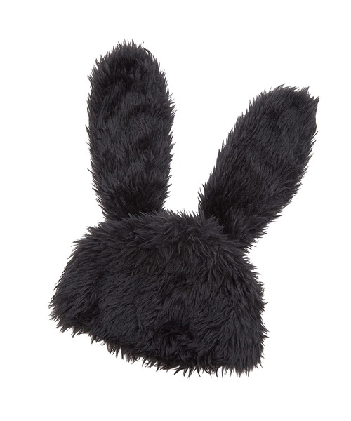 an meets zakka（アンミツザッカ）の「an meets zakka ファーうさ耳ロシアンハット（ニットキャップ/ビーニー・レディース・ブラック/アイボリー/ホワイト/ピンク・ONE SIZE/ONESIZE）」の14枚目の写真