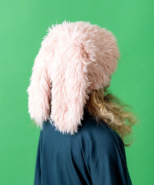 お兄系ankorockアンコロックファー ダッフルコート 超美品クリーニング済 セール】an meets zakka ファーうさ耳ロシアンハット / ウサギ耳