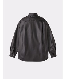 RhodolirioN(ロドリリオン) 22AW Puff Sleeve Shirt - Synthetic Leather パフスリーブ シャツ ブラウス シンセティック レザー LN868 1 ブラック IMG-4213_grande.png?v=1715321789