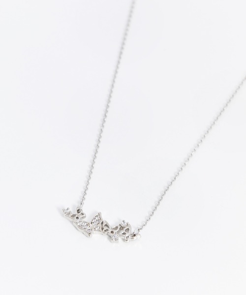 NOELA（ノエラ）の「バタフライビジューミックスネックレス（ネックレス・レディース・シルバー/ゴールド・フリー）」の4枚目の写真