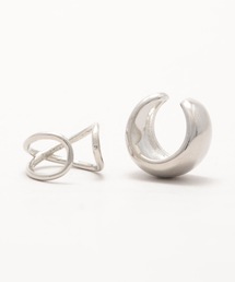 BUTTON＆CUFFLINKS（ボタンアンドカフリンクス）の「BUTTON＆CUFFLINKS　ボタンアンドカフリンクス：メタル×クロスSETイヤーカフ（イヤーカフ）」