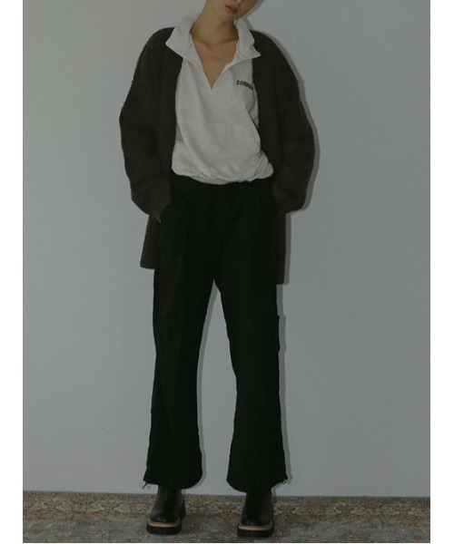 AMAIL(アマイル)の「Easy long active pants(その他パンツ・レディース・ベージュ/ブラック・FREE)」の7枚目の写真