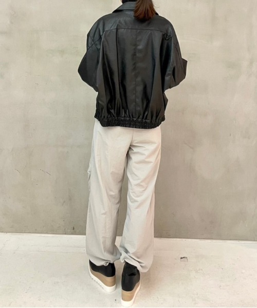 AMAIL(アマイル)の「Easy long active pants(その他パンツ・レディース・ベージュ/ブラック・FREE)」の22枚目の写真