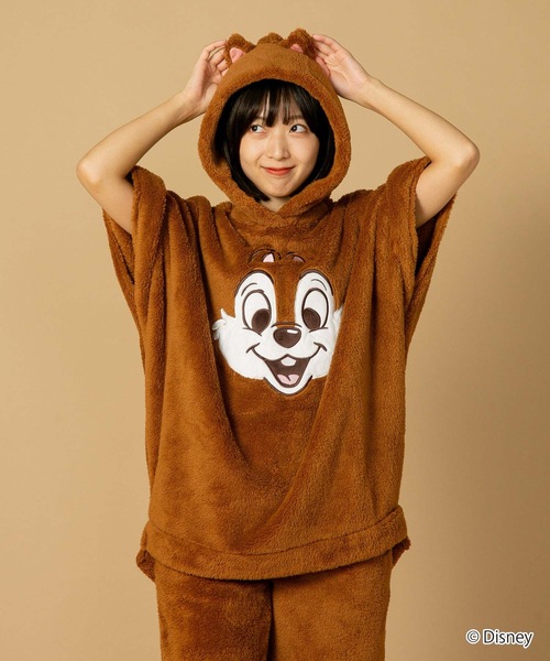 Disney(ディズニー)の「【DISNEY/ディズニー】ボアパーカー(パーカー・レディース・ピンク系その他/ライトグリーン/イエロー/ブルー/ターコイズブルー/ピンク/ブラウン/ダークブラウン/ホワイト・FREE)」の4枚目の写真