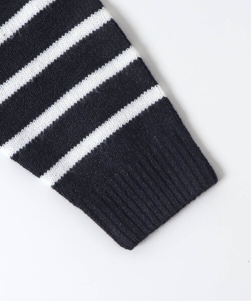 apres les cours(アプレレクール)の「カラーネップ・ボーダー衿付きニット(ニット/セーター・キッズ・アイボリー/その他2・90/120/100)」の13枚目の写真