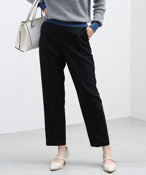BEAMS HEART(ビームスハート)の「BEAMS HEART / テーパード スラックス(スラックス・レディース・ブラウン系その他2/ブラック・SMALL/MEDIUM)」の10枚目の写真