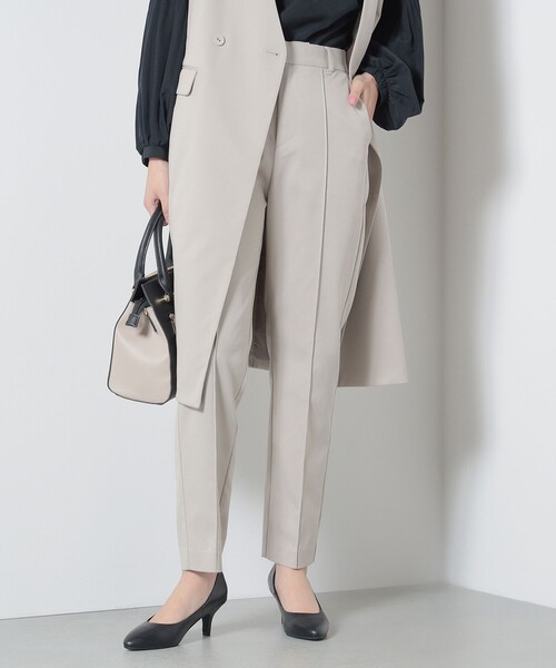 BEAMS HEART(ビームスハート)の「BEAMS HEART / テーパード スラックス(スラックス・レディース・ブラウン系その他2/ブラック・SMALL/MEDIUM)」の15枚目の写真