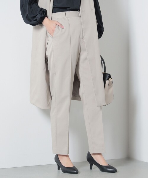BEAMS HEART(ビームスハート)の「BEAMS HEART / テーパード スラックス(スラックス・レディース・ブラウン系その他2/ブラック・SMALL/MEDIUM)」の16枚目の写真