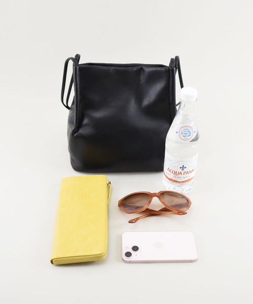 styiro（スタイロ）の「２WAYスクエアタックトートバッグ（トートバッグ・レディース・ブラック/ゴールド/シルバー/ピンク・FREE）」の14枚目の写真