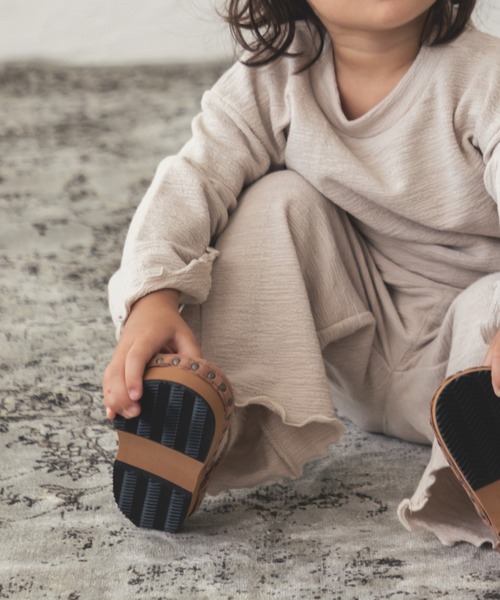 sea and shells by pairmanon（シーアンドシェルズバイペアマノン）の「【sea and shells by pairmanon】メローフレア セットアップ（その他ベビーウェア・キッズ・カーキ/ブラウン/ベージュ・80/100/90/110）」の10枚目の写真