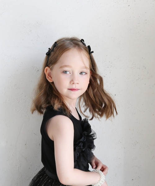 Rora（ローラ）の「エガル リボンカチューシャ（カチューシャ・キッズ・ブラック・FREE）」の6枚目の写真