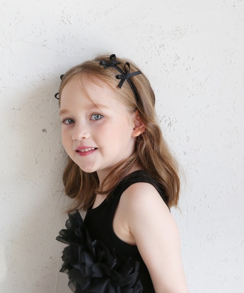 Rora（ローラ）の「エガル リボンカチューシャ（カチューシャ・キッズ・ブラック・FREE）」の7枚目の写真