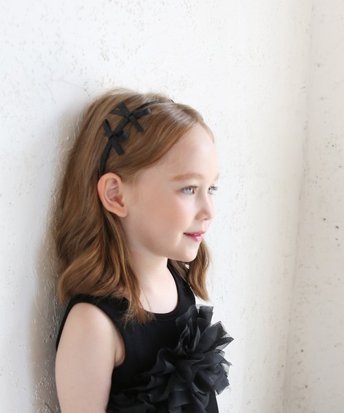 Rora（ローラ）の「エガル リボンカチューシャ（カチューシャ・キッズ・ブラック・FREE）」の9枚目の写真