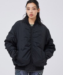 NERGY | 中綿シャーリング MA-1 ZIP UPブルゾン(ブルゾン)