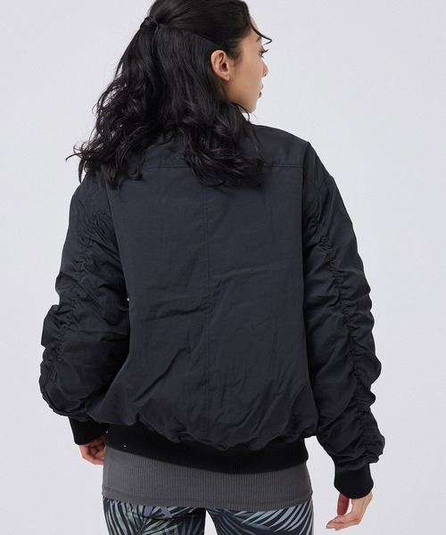 NERGY（ナージー）の「中綿シャーリング MA-1 ZIP UPブルゾン 