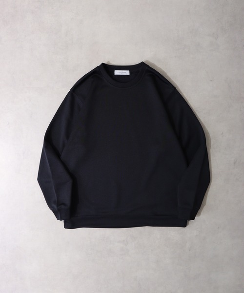 URBAN SQUARE(アーバンスクエア)の「URBAN SQUARE フィラメント裏毛 クルーネックトレーナー(スウェット・メンズ・グレイッシュベージュ/ブルーグレー/ブラック/ネイビー・LL/M/L)」の1枚目の写真