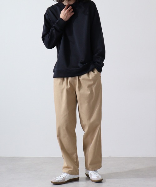 URBAN SQUARE(アーバンスクエア)の「URBAN SQUARE フィラメント裏毛 クルーネックトレーナー(スウェット・メンズ・グレイッシュベージュ/ブルーグレー/ブラック/ネイビー・LL/M/L)」の13枚目の写真