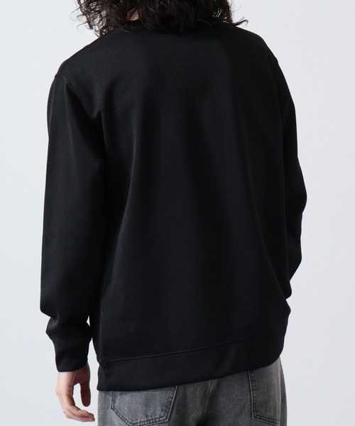 URBAN SQUARE(アーバンスクエア)の「URBAN SQUARE フィラメント裏毛 クルーネックトレーナー(スウェット・メンズ・グレイッシュベージュ/ブルーグレー/ブラック/ネイビー・LL/M/L)」の5枚目の写真