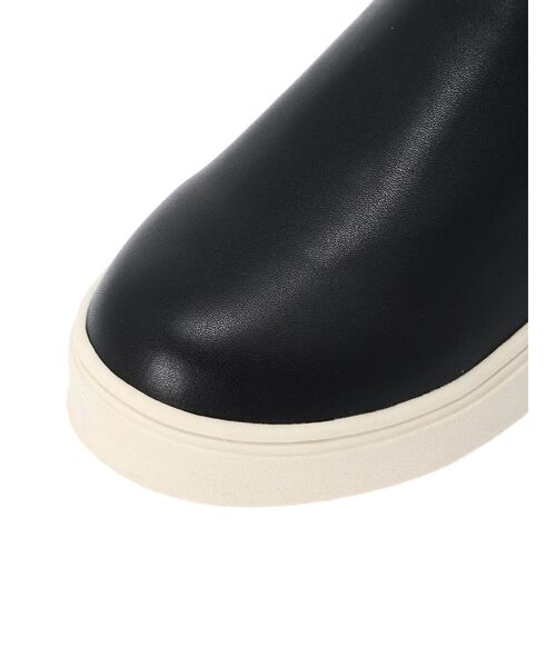 Green Parks(グリーンパークス)の「・rich blue ニットスニーカーブーツ(ブーツ・レディース・ブラック/ベージュ・L/LL/M/S)」の4枚目の写真