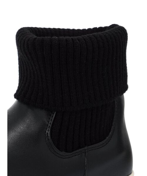 Green Parks(グリーンパークス)の「・rich blue ニットスニーカーブーツ(ブーツ・レディース・ブラック/ベージュ・L/LL/M/S)」の5枚目の写真