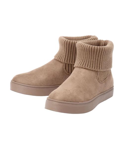 Green Parks(グリーンパークス)の「・rich blue ニットスニーカーブーツ(ブーツ・レディース・ブラック/ベージュ・L/LL/M/S)」の9枚目の写真