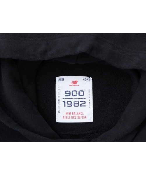 NEW BALANCE(ニューバランス)の「900 フレンチテリーフーディ(パーカー・メンズ・ネイビー/ブラック・SMALL/X-LARGE/MEDIUM/LARGE)」の10枚目の写真