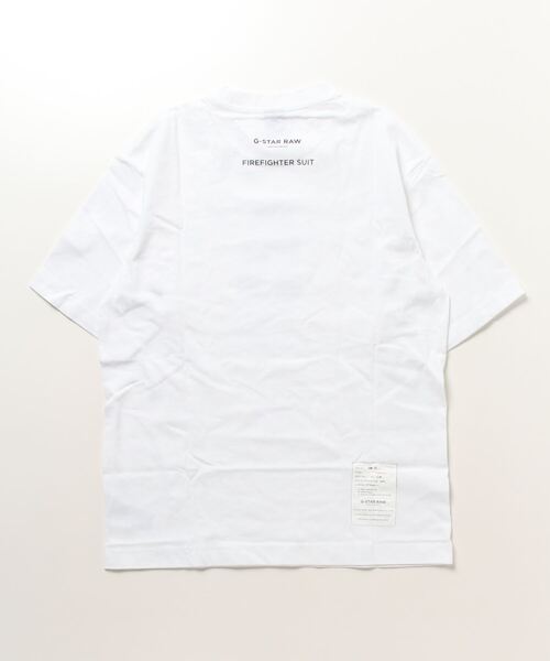 送料込★G-Star★Wash Ao Tシャツ セール】UNISEX BOXY BASE T-SHIRT/ワンポイント/ロゴ/ユニ