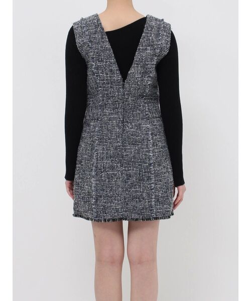 MURUA（ムルーア）の「フリンジミニジャンパースカート（ワンピース・レディース・ブラック/その他1/ホワイト・2/1）」の12枚目の写真