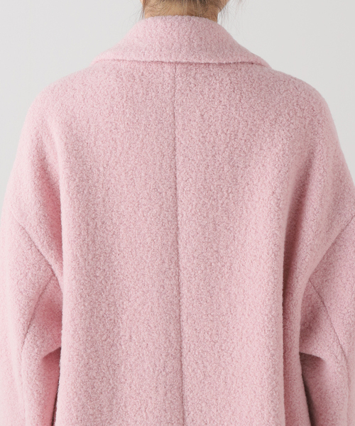 plage(プラージュ)の「Boucle オーバーサイズロング コート(その他アウター・レディース・ブラウン/ピンク・36/38)」の13枚目の写真