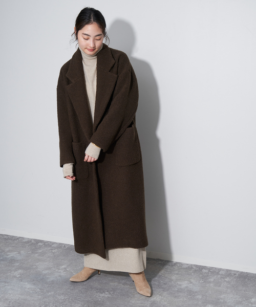 セール】Boucle オーバーサイズロング コート（その他アウター