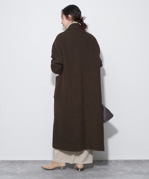 Plage プラージュ ウール100％ ロングコート レディース セール】Boucle オーバーサイズロング コート（その他アウター