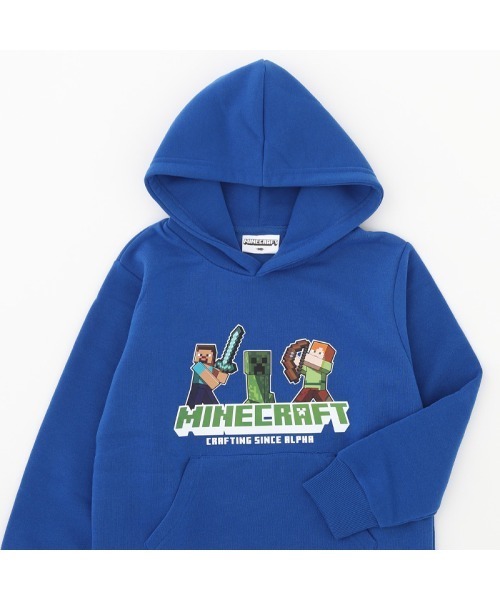 RUGGEDWORKS（ラゲッドワークス）の「【完売】《マインクラフト》 キッズ 裏起毛 パーカー（パーカー・キッズ・ブルー/グリーン/チャコールグレー・140/150/160）」の8枚目の写真