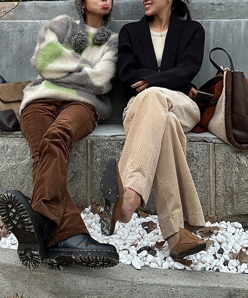 SEN TOKYO（セントーキョー）の「絶妙な配色が目を惹く春ニット。マーブルーカラーモヘアセーター（ニット/セーター・レディース・ブルー/グリーン・FREE）」の16枚目の写真