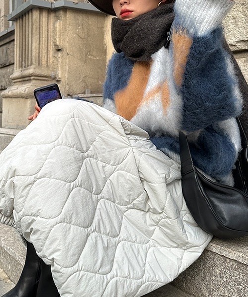 SEN TOKYO（セントーキョー）の「絶妙な配色が目を惹く春ニット。マーブルーカラーモヘアセーター（ニット/セーター・レディース・ブルー/グリーン・FREE）」の11枚目の写真