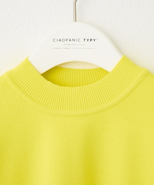 CIAOPANIC TYPY（チャオパニックティピー）の「【KIDS】ウォッシャブルカラー”軽”ニットプルオーバー（ニット/セーター・キッズ・ブラック/ブルー/イエロー/オレンジ・SMALL/MEDIUM/LARGE/X-LARGE/XX-LARGE）」の8枚目の写真