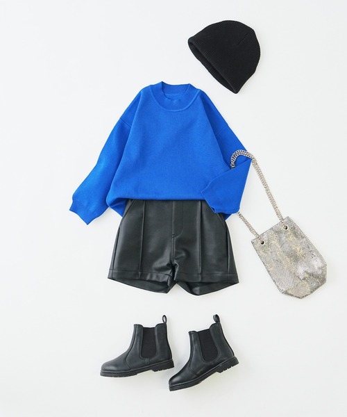 CIAOPANIC TYPY（チャオパニックティピー）の「【KIDS】ウォッシャブルカラー”軽”ニットプルオーバー（ニット/セーター・キッズ・ブラック/ブルー/イエロー/オレンジ・SMALL/MEDIUM/LARGE/X-LARGE/XX-LARGE）」の22枚目の写真