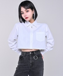 adree | long sleeve cropped shirt/ロングスリーブクロップドシャツ(シャツ/ブラウス)