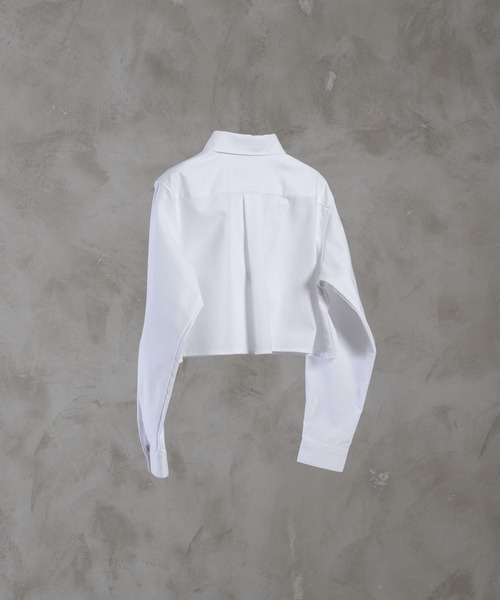 long sleeve cropped shirt/ロングスリーブクロップドシャツ