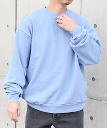 SHIPS any: COTTON USA ルーズ クルーネック 裏毛 スウェット◇