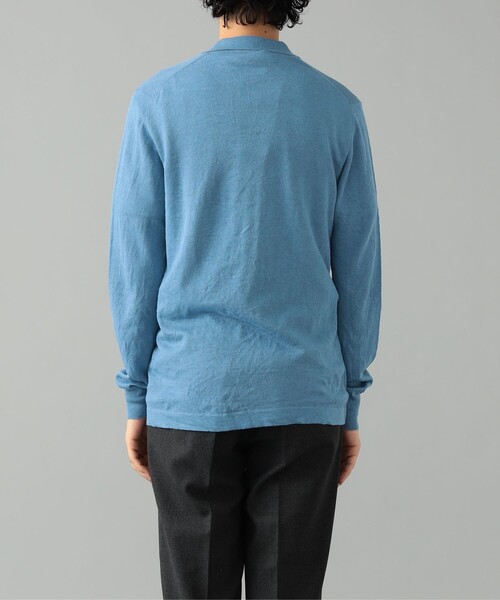 MORGANO × BEAMS F / 別注 リネンコットン シャツカーディガン