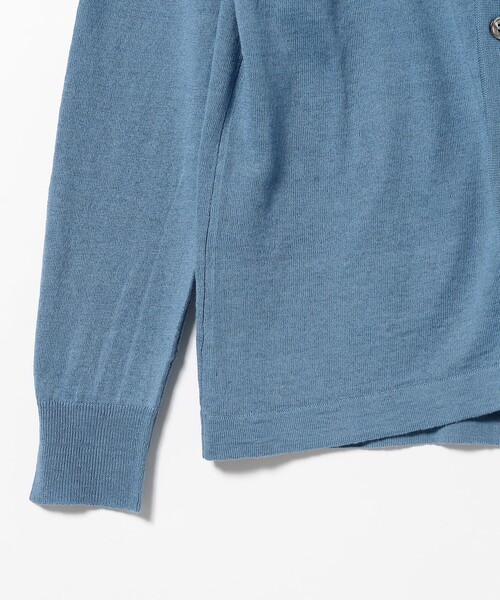 MORGANO × BEAMS F / 別注 リネンコットン シャツカーディガン