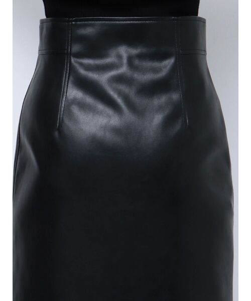 MURUA（ムルーア）の「マルチウェイナローフェイクレザースカート（スカート・レディース・ブラック/ブラウン/アイボリー・1/2）」の9枚目の写真