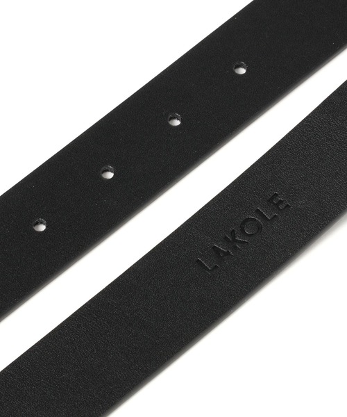 LAKOLE（ラコレ）の「ベーシックフェイクレザーベルト / 994779（ベルト・レディース・ブラウン/ブラック・FREE）」の3枚目の写真