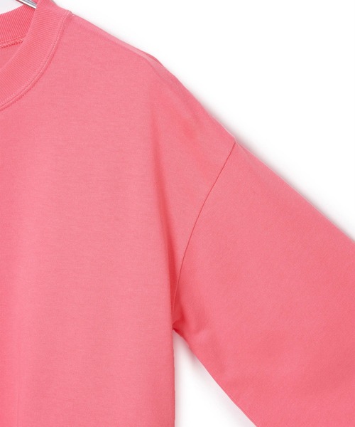 ADAM ET ROPE'（アダムエロペ）の「【サステナブル】ワイドスリーブクロップドTEE（Tシャツ/カットソー・レディース・ホワイト/ブラック/ピンク/ホワイト系その他・FREE）」の16枚目の写真