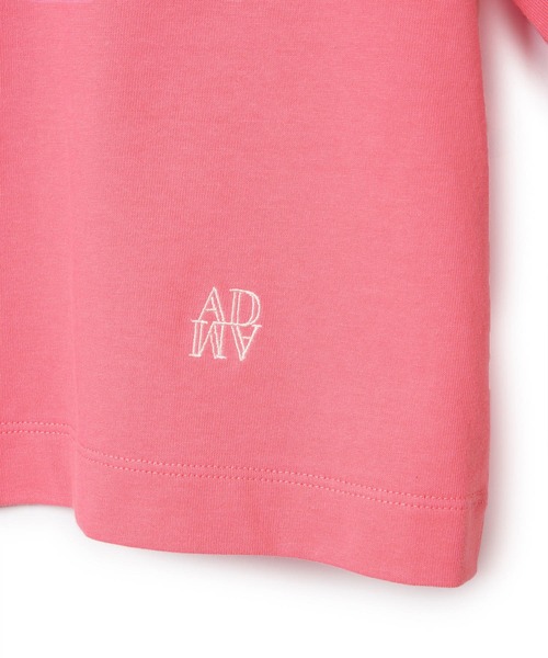 ADAM ET ROPE'（アダムエロペ）の「【サステナブル】ワイドスリーブクロップドTEE（Tシャツ/カットソー・レディース・ホワイト/ブラック/ピンク/ホワイト系その他・FREE）」の18枚目の写真